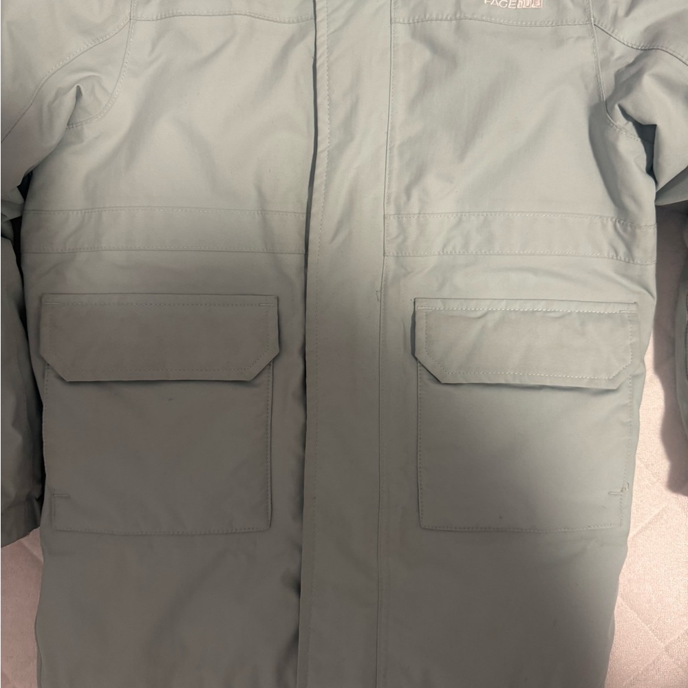 The North Face Hooded Parka in Sage - Picture 9 of 10